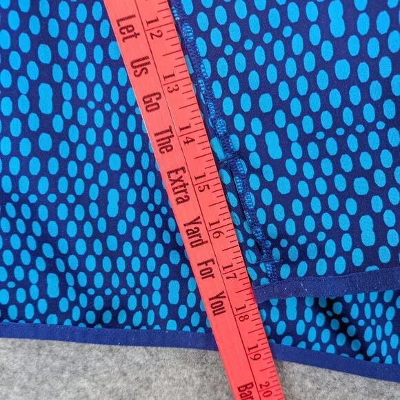 Nike Therma-Fit Hoodie Women’s XL Blue Geometric Hooded Sweatshirt Pullover - Picture 5 of 7